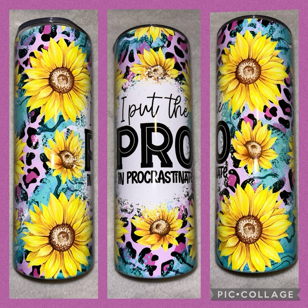 Put the Pro in Procrastinator 20oz Tumbler